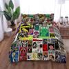 Retro 80s Punk Memory Duvet Cover Set King Queen Double Full Twin Single Size Bed Linen Set