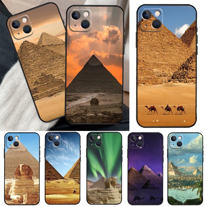 Egypt Pyramids Case For iPhone 13 12 11 14 Pro Max Mini XR X XS MAX 6S 7 8 Plus SE 2020 2022 Phone Cover