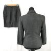 Made In Italy SISLEY BENETTON Skirt Suit Women’s L / M Gray Stripe(USED)