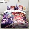 3D-печатные комплекты постельного белья Puella Magi Madoka Magica изысканный комплект постельного белья пододеяльник комплект постельного белья роскошный подарок на день рождения