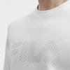 Fila Логотип бренда серии White Модный повседневный натуральный простой пуловер с длинным рукавом Мужской свитшот Нефритово-белый F11M443205F-WT