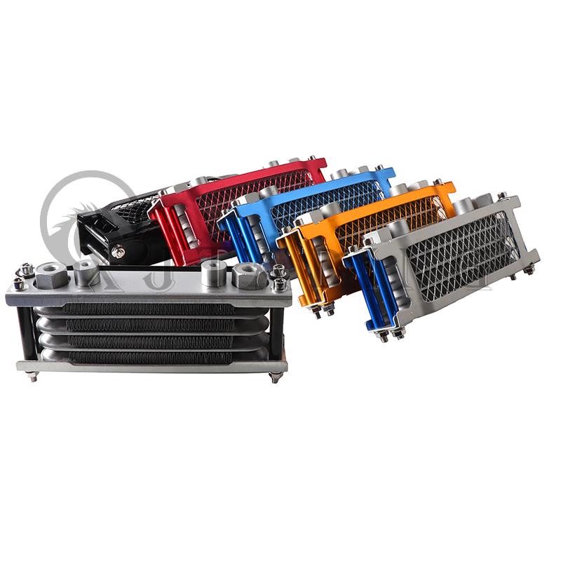 Мотоциклетный масляный радиатор, комплект масляного радиатора для Honda Monkey Yamaha Kawasaki 50cc-140cc Pit Dirt Bike Scooter Moped Enduro Motocross