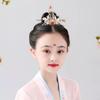 Accessories Zinc Zinc Alloy Hanfu Hairpin Crane Hair Stick Hairstyle Design Tool Ancient Style Hair Crown