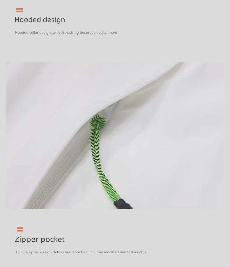 2024 Spring & Autumn Men's Hooded Sports Windbreaker - Loose, Lightweight, Fashion Jacket