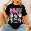 Женская футболка с принтом портрета K-pop звезды для весенне-летнего модного тренда, топ из чистого хлопка, нейтральная футболка с коротким рукавом