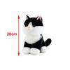 Meow Sound Effect Realistic Stuffed Cat Doll Cotton Simulated Cat Plushie  Home Decoration
