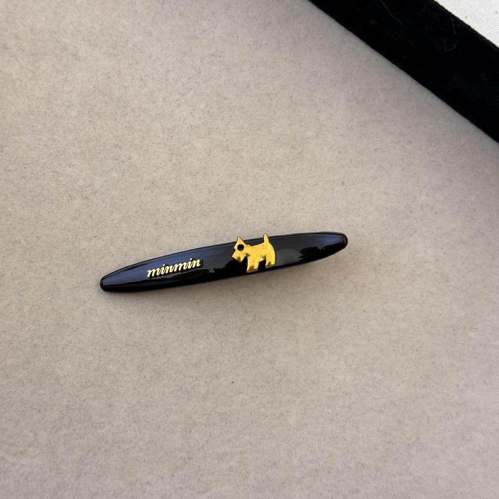 High-end and Cute Little Dog Hair Clips, Side Fringes, Bangs, One-line Hair Clips, Duckbill Hair Clips, and Hair Accessories