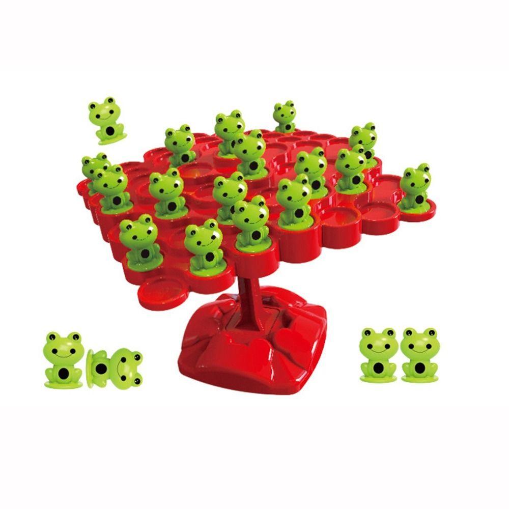 Веселая игра для родителей и детей «Дерево баланса с лягушками» Развивающая балансировочная доска-пазл для детей