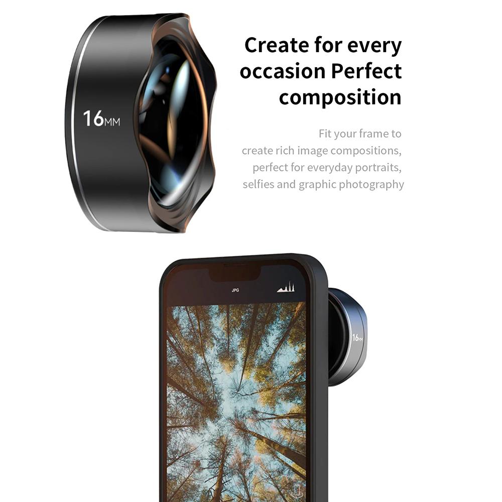 Smartphone Lens 10x Macro 65mm Portrait 170° Fisheye 16mm Ultra-Wide Angle Lens For Cell Phone IPhone 15 14 13 X Pro Max Samsung