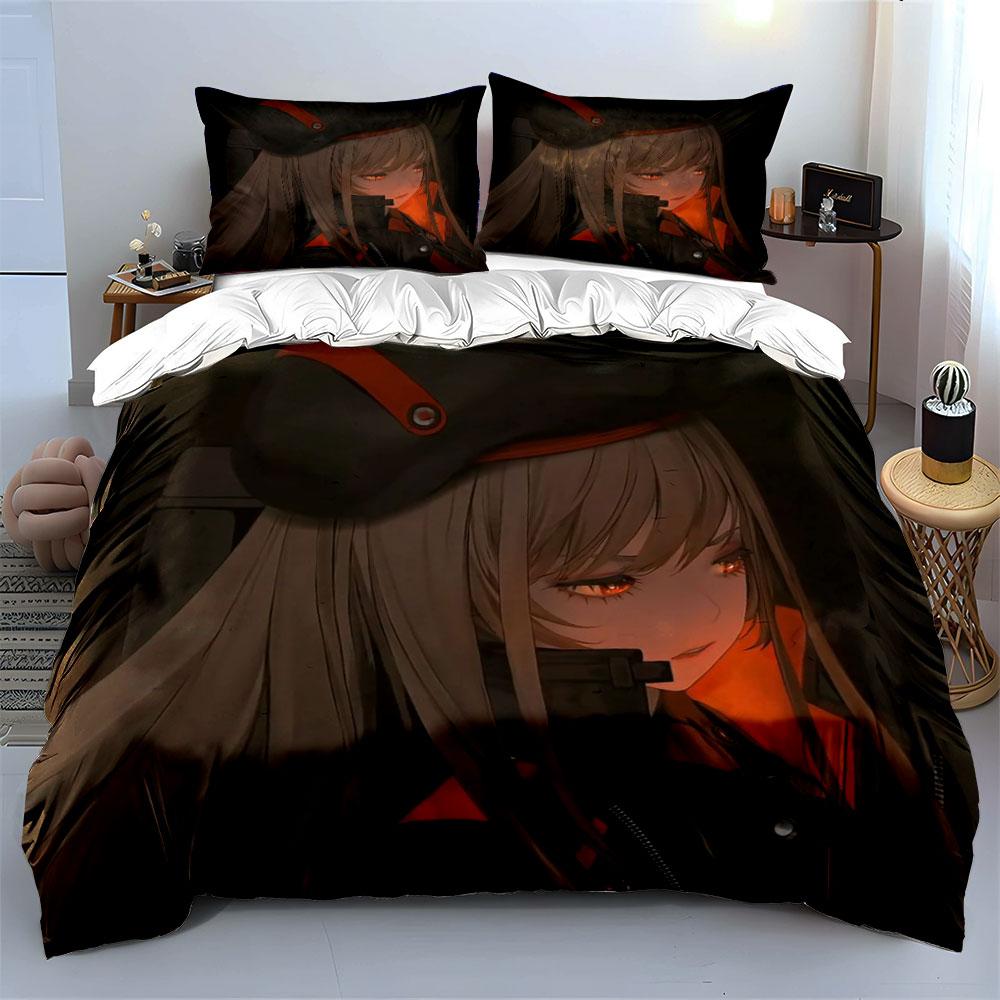 Animated character wearing hat. Bedding sets Duvet cover sets Duvet covers Pillowcases(1*Duvet Cover 2*Pillowcases without duvet insert)