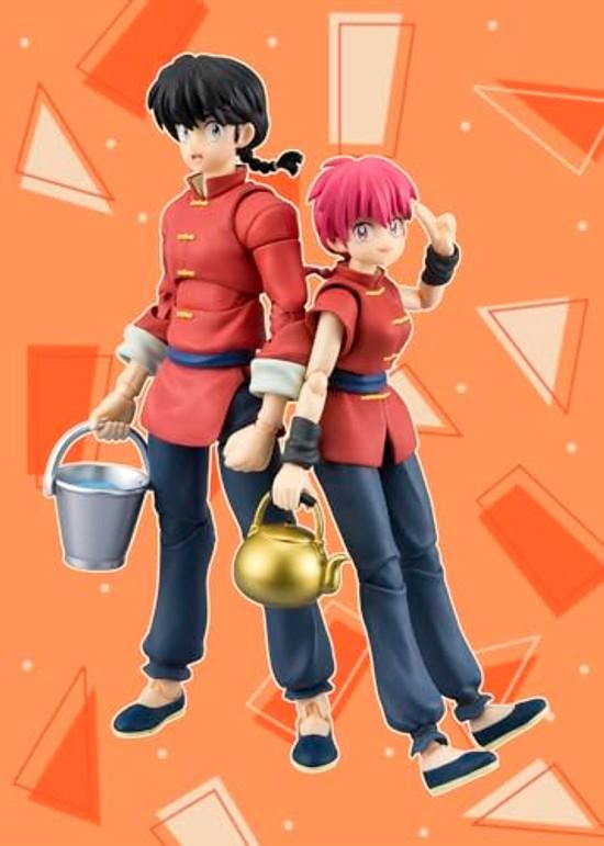 НАРОДЫ ТАМАШИИ SH. Figuarts Ranma 1/2 примерно 120 мм ПВХ АБС окрашенная подвижная фигурка.