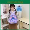 Cute Flower Angel Rainbow Cartoon Printed Children Backpack Daily For