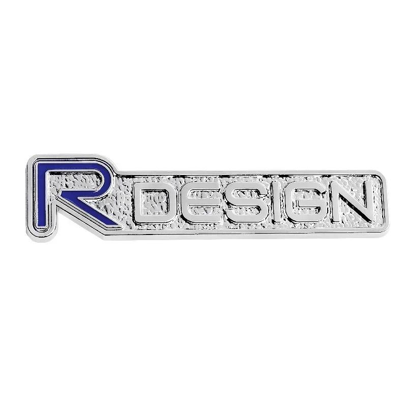 3d Metal R Design Logo for Car Rear Bumper Adhesive Badge for Volvo Rdesign XC90 S60 XC60 V70 S80 S40 V50 V40 V60 C30