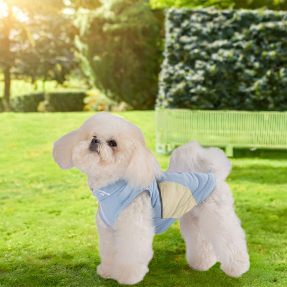 Тонкая одежда для защиты от солнца для собак Мягкий сетчатый жилет для питомца Модный охлаждающий жилет для собак Лето