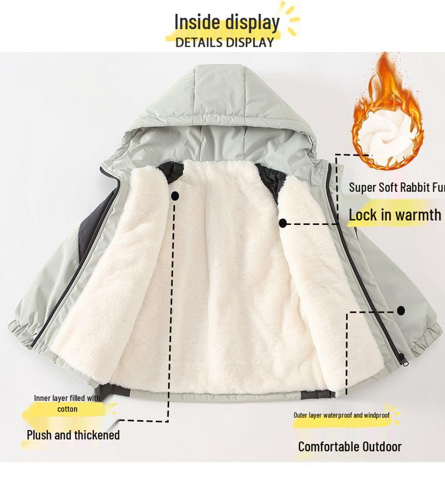 Детская ветрозащитная флисовая куртка Minecraft – Унисекс, Осень/Зима, Теплая и Стильная Ветровка