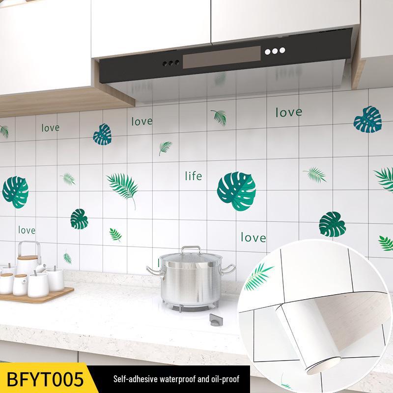 Маслостойкие и водостойкие наклейки на стену кухни: Обои для плиты против плесени, устойчивые к высоким температурам