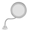 36V 5X/10X LED Mirror Makeup Mirror with LED Light Vanity Miroir LED Miroir Magnifying Mirror Magnifying with LED Light White + Silver