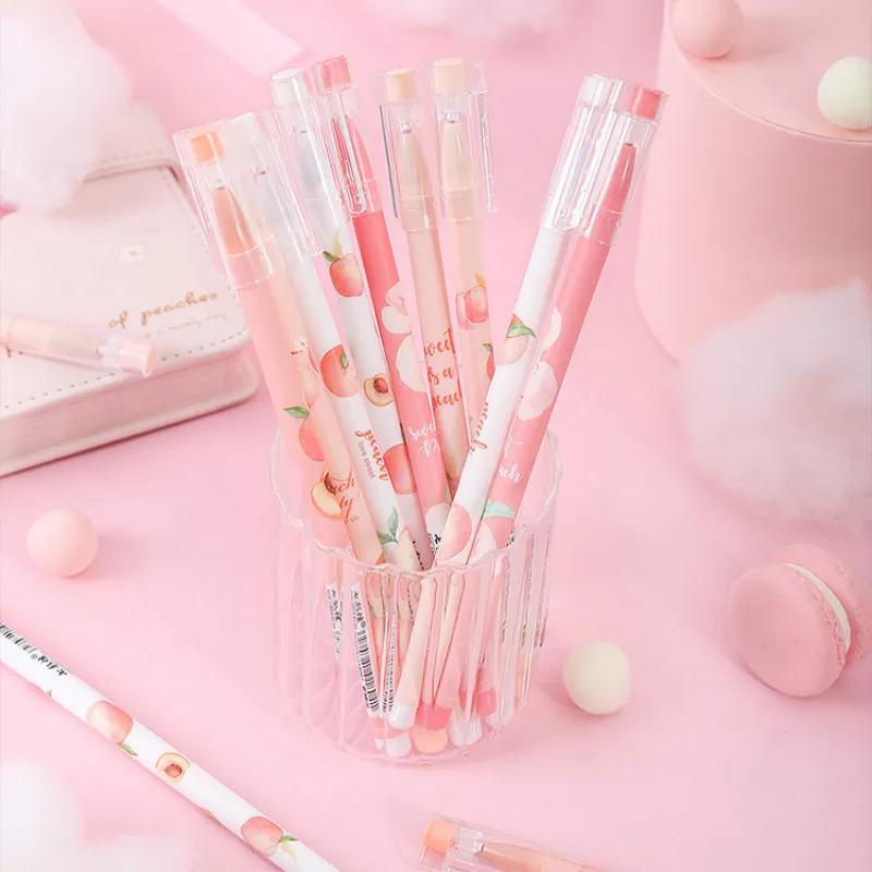 0,5 мм гелевая ручка Signature Kawaii Colorful Hyun Series Быстросохнущие простые 12 шт. в коробке для обучения офисные принадлежности для письма на водной основе