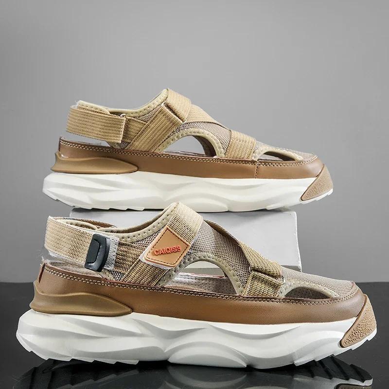 Мужские сандалии, оригинальная обувь, мужские летние сандалии из ЭВА, дышащие, повседневные, для дизайнеров, роскошные сандалии для мужа, шлепанцы, мужские тапочки