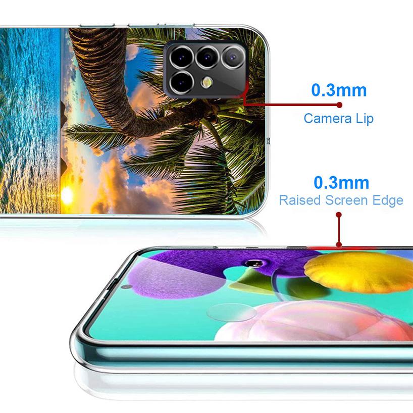 Летний закат на пляже, море, пальма, чехол для телефона для Samsung Galaxy A17 A16 A15 A14 A13 A57 A56 A55 A54 A53 A37 A36 A35 A34 A33 A26