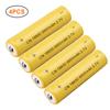 4 Pcs 3.7V Volt 9800mAh Li Ion Battery Rechargeable Batteires for Flashlight Headlamp Power Bank