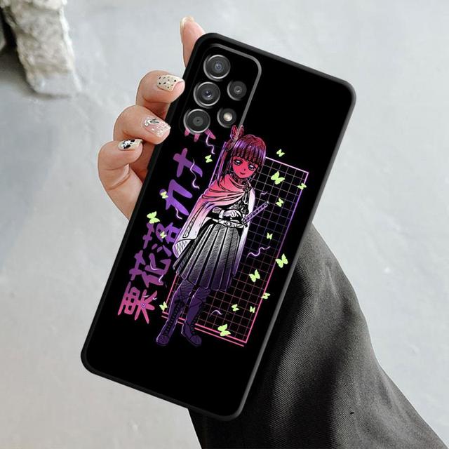 Чехол для телефона Demon Slayer Nezuko Tanjirou Eye для Samsung Galaxy A14 A73 A53 A71 A51 A31 A33 A22 A12 A21s A13 A32 A52s A72 A52 A23