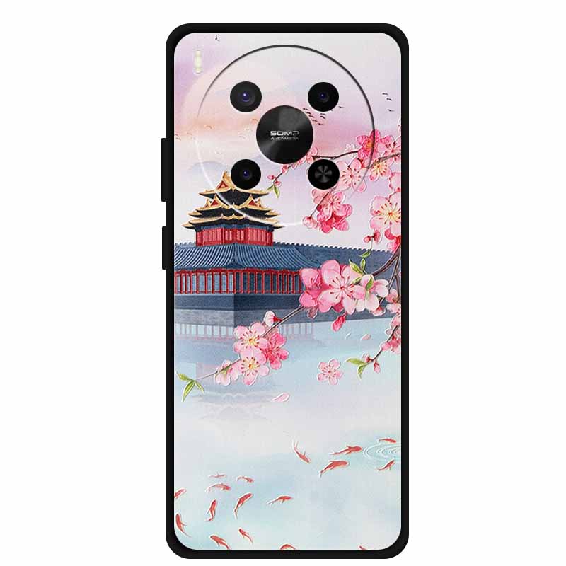 For ZTE Blade V70 Max Case 3D Blossom Emboss Soft Silicone Phone Cover for Nubia V70 Max Cases Relief Flower Shell New V 70 Max