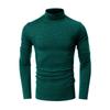 Autumn and Winter High-neck Men's Bottom Shirt Long-sleeved T-shirt Solid Color