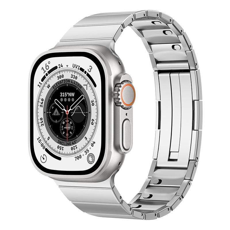 Металлический ремешок для Apple Watch Ultra 3-2-1 49 мм 11 10 46 мм 42 мм Браслет с быстросъемным креплением Ремень iWatch 9 8 7 6 5 SE 45 мм 44 мм 41 мм