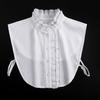 43 Styles Fake Collar Stand Lapel Shirt Detachable Collar Women Lace Floral False Collar Half Shirt Blouse Faux Col
