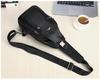 Men's Genuine Leather Crossbody Chest Bag - Trendy & Casual Small Backpack
