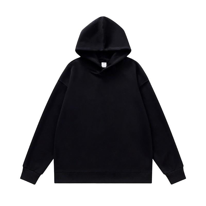 Hooded Sweatshirt Men Women Solid Color Fall Winter Casual Sportswear