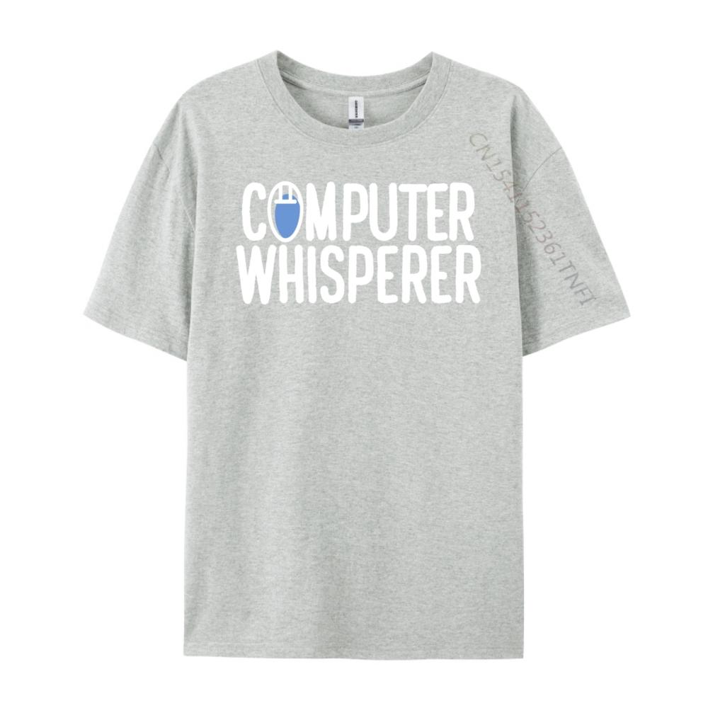 Pc Nerd Techie It Technician Computer Whisperer Blue And White Graphic T Shirts Women Classic Funny Gifts Big Size