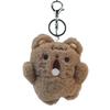 Cute Screaming Puppy Plush Keychain Cartoon Doll Bag Pendant Korean Ins Style