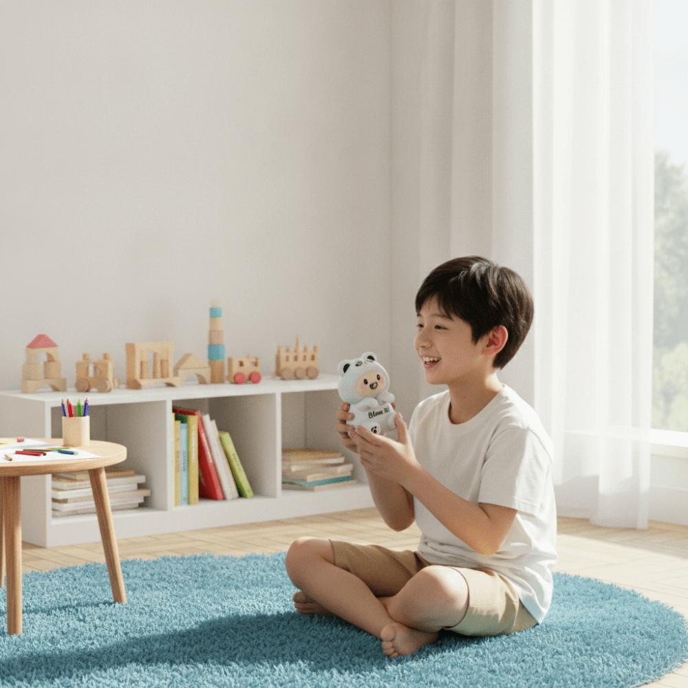 Cute Cartoon Design Food Cooling Fan Air-Blowing Attachmen Hanging Cooling Tool Travel Use