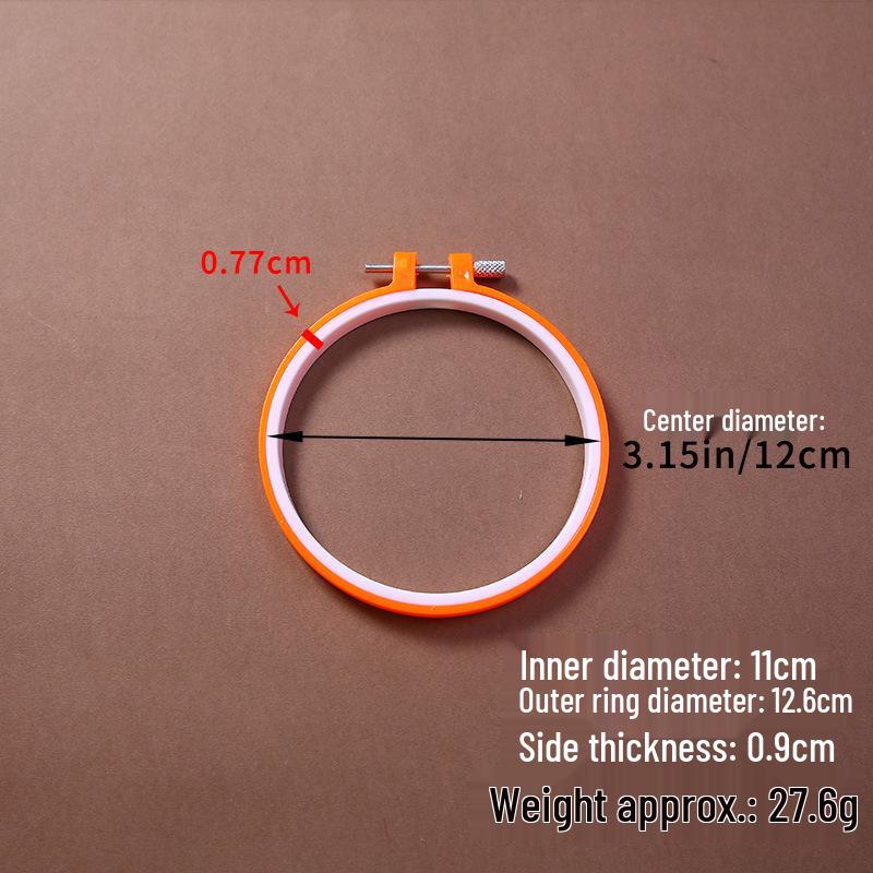 Регулируемые цветные пластиковые пяльцы для вышивания - Имитация бамбука для DIY проектов вышивки крестом