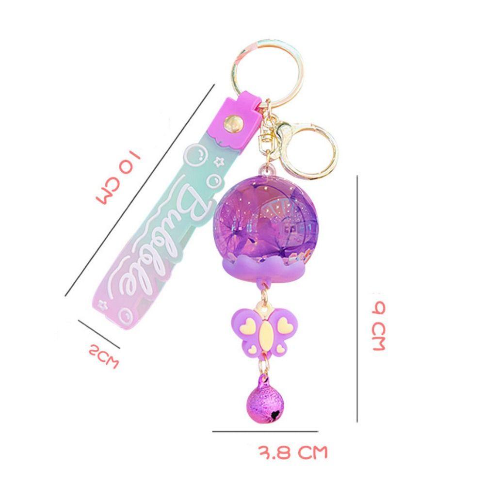 Acrylic Floating Oil Liquid Keyring Cartoon Acrylic Floating Keyring  Student