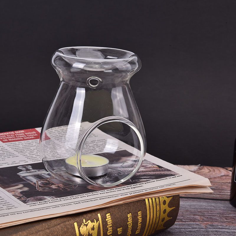 Стеклянная свеча в скандинавском стиле, жаропрочная масляная печь, аромагорелка, подсвечник, ваза, романтическое свадебное украшение