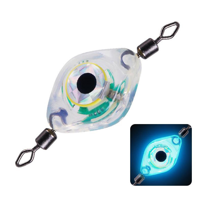 1 шт. светодиодная лампа для рыбной ловли, мини-свет для рыболовной приманки, светодиодная глубокая подводная форма глаза, рыболовная приманка для кальмара, светящаяся приманка