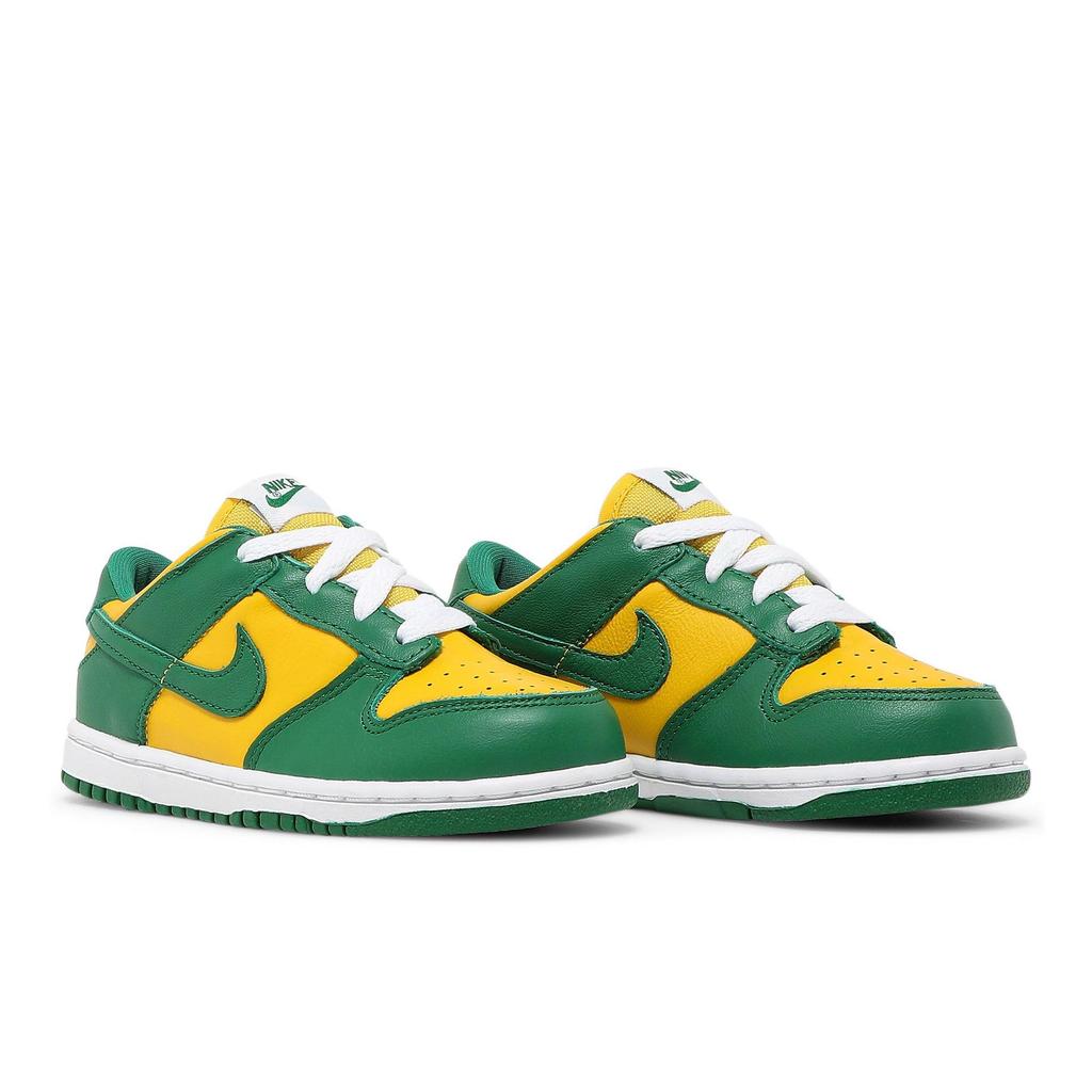 Nike Dunk Low SP Toddler 'Brazil' (Unisex) Varsity Maize / Pine Green / White Toddler Shoes CW7375 700