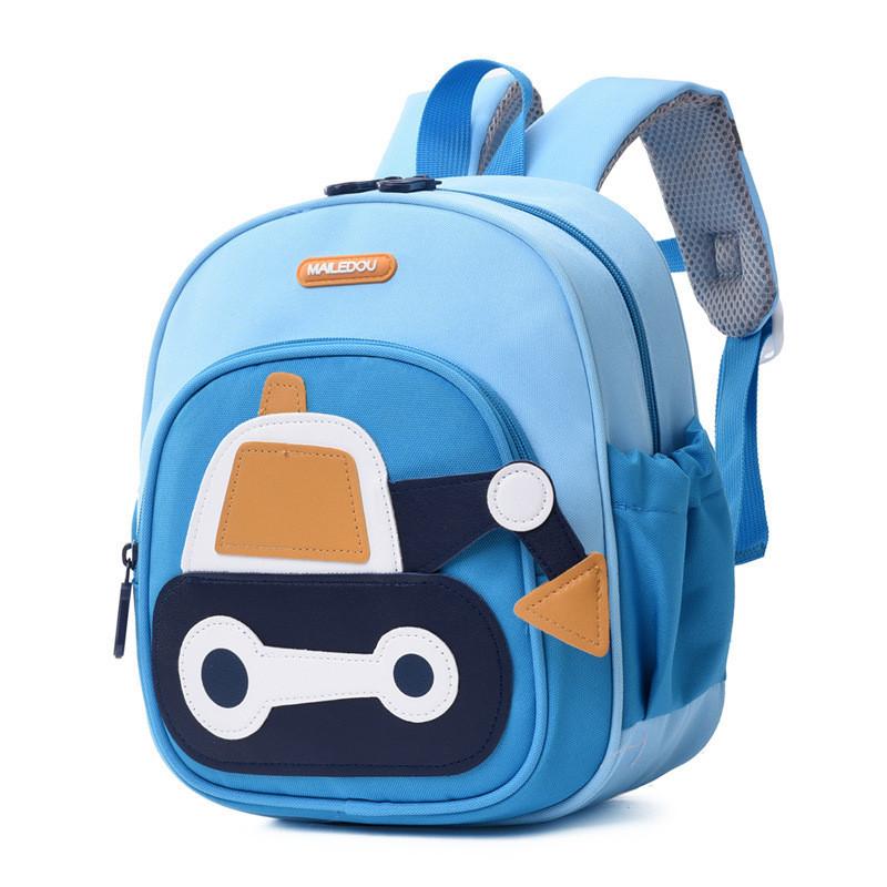 Adorable Cartoon Excavator Toddler Backpack For Boys And Girls Ages 1-6 Years