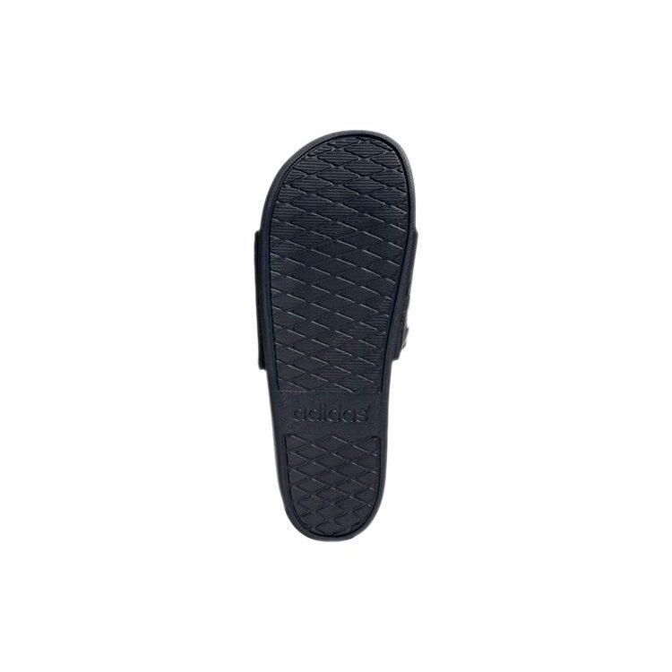 adidas Шлепанцы Adilette Comfort с защитой от запаха, унисекс, черные с белым, GZ5892