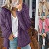 Women Winter Long Sleeve Hoodies Cardigan Sweater Casual Jacket Coat