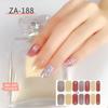 ZA Наклейка для ногтей Полный патч для ногтей Лак для ногтей Пленка Ручная наклейка для ногтей Инструмент для ногтей Долговечный водонепроницаемый