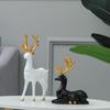 Nordic Resin Origami Elk Ornament for Living Room Decoration - Housewarming Gift