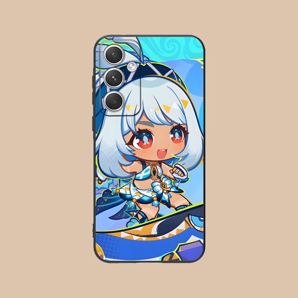 Игровой чехол GI Mualani Матовый ТПУ для мобильного телефона Samsung Galaxy S26 S25 S24 S23 S22 S21 S20 Note20 Plus FE Ultra Цветная крышка