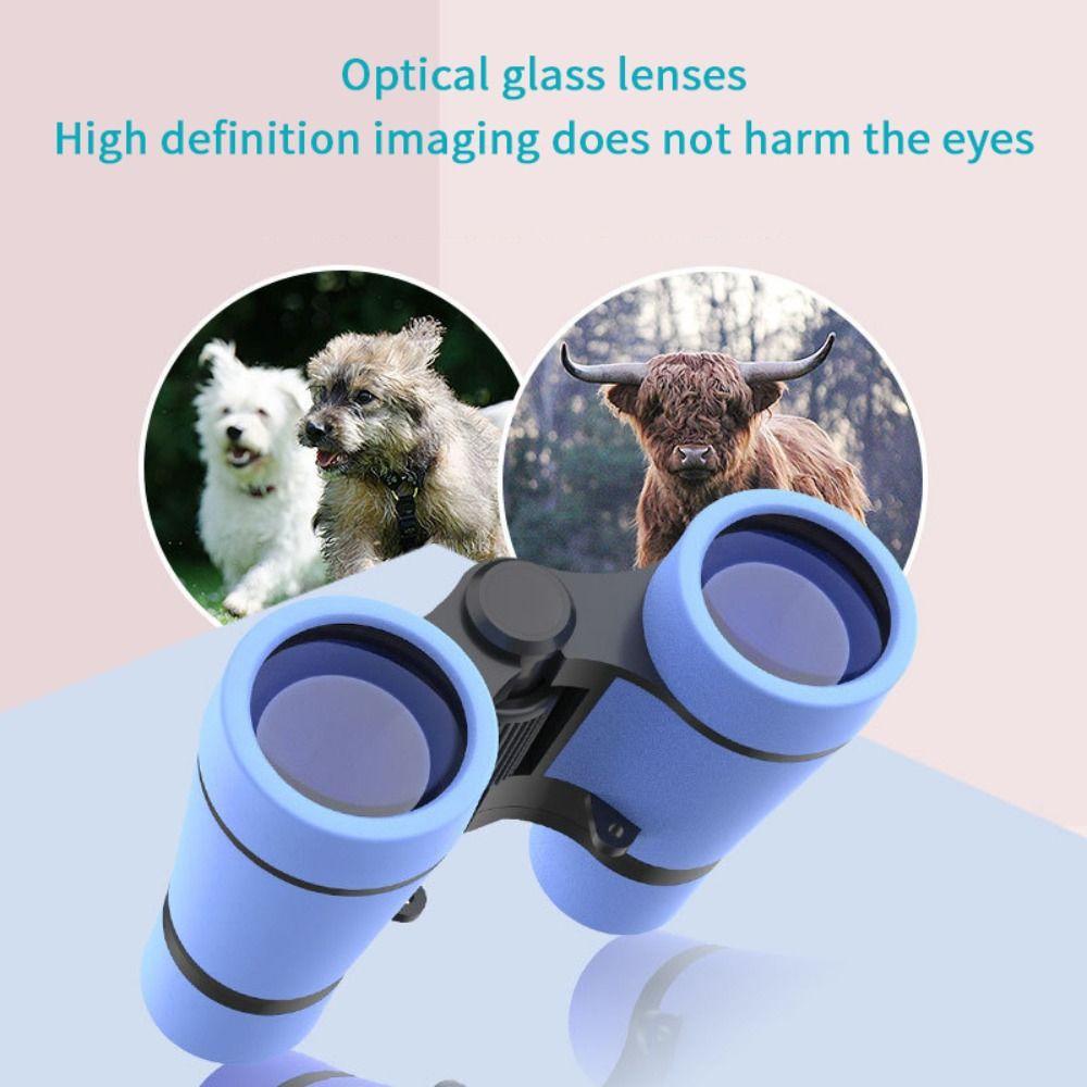ABS Binocular 4X30 Magnification Science Education Toy Cartoon Kids Telescope Exploring