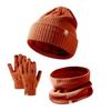 REACH STAR Kids' Winter Knitted Hat, Scarf & Gloves Set