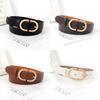 Womens Casual Leather Belt With Alloy Pin Closure And Hollowout Design For Spring