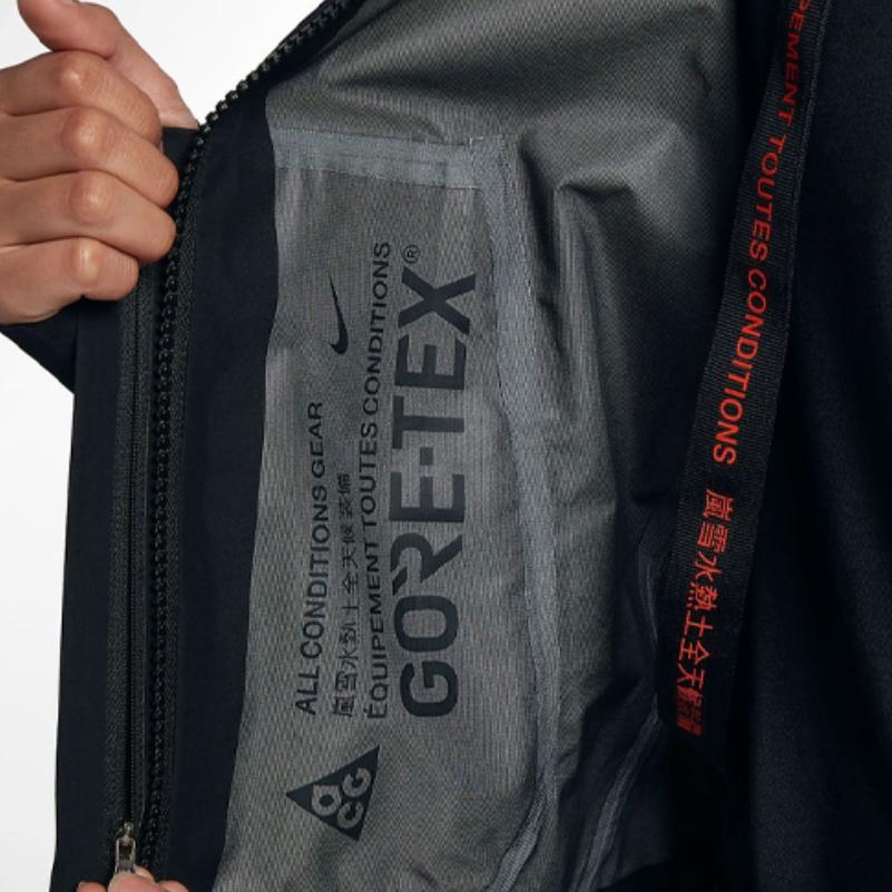 Nike Куртки ACG Женская Черная С Капюшоном Умеренная Другое AJ0954-010